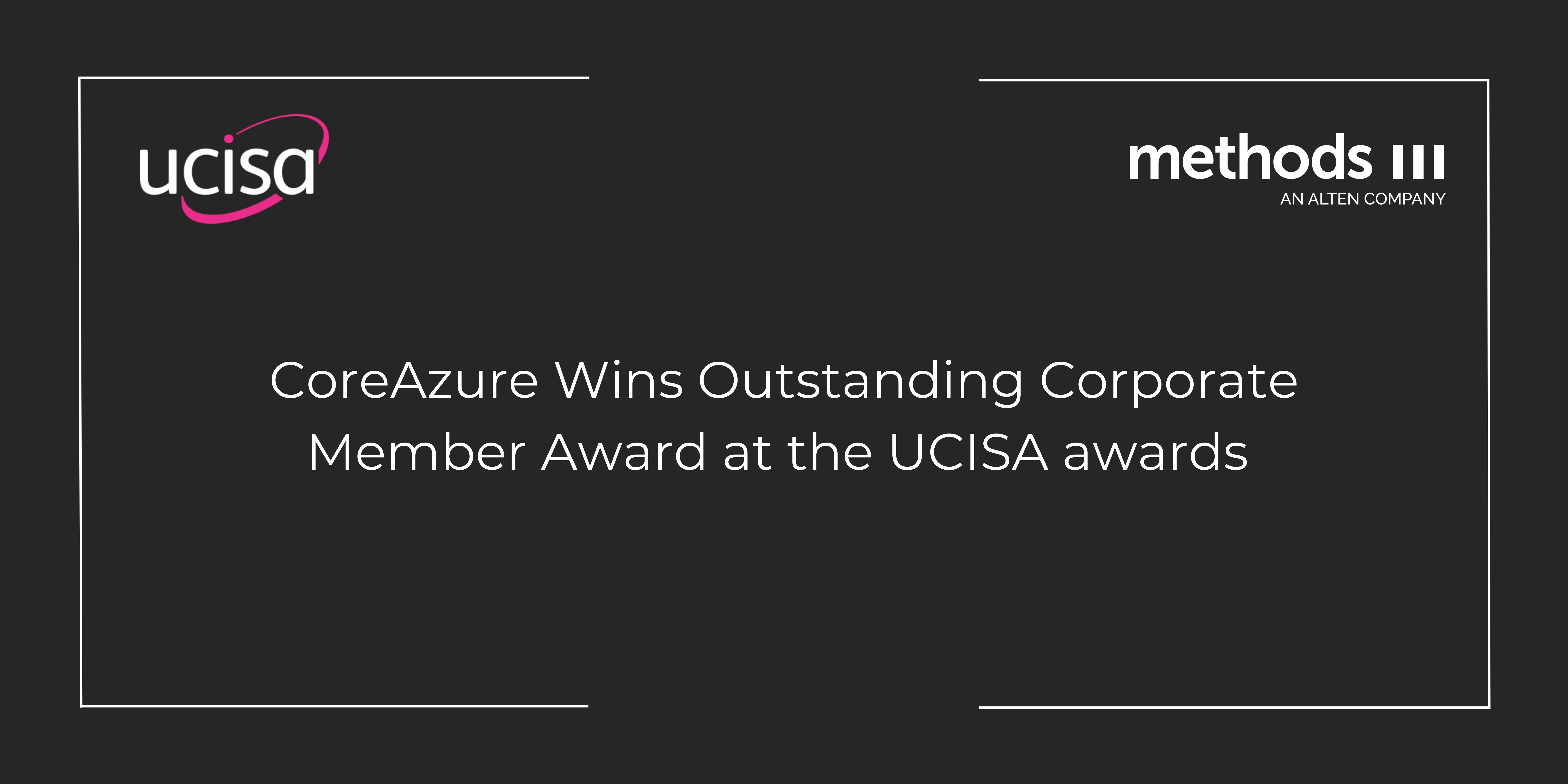 CoreAzure Wins Outstanding Corporate Member Award at UCISA