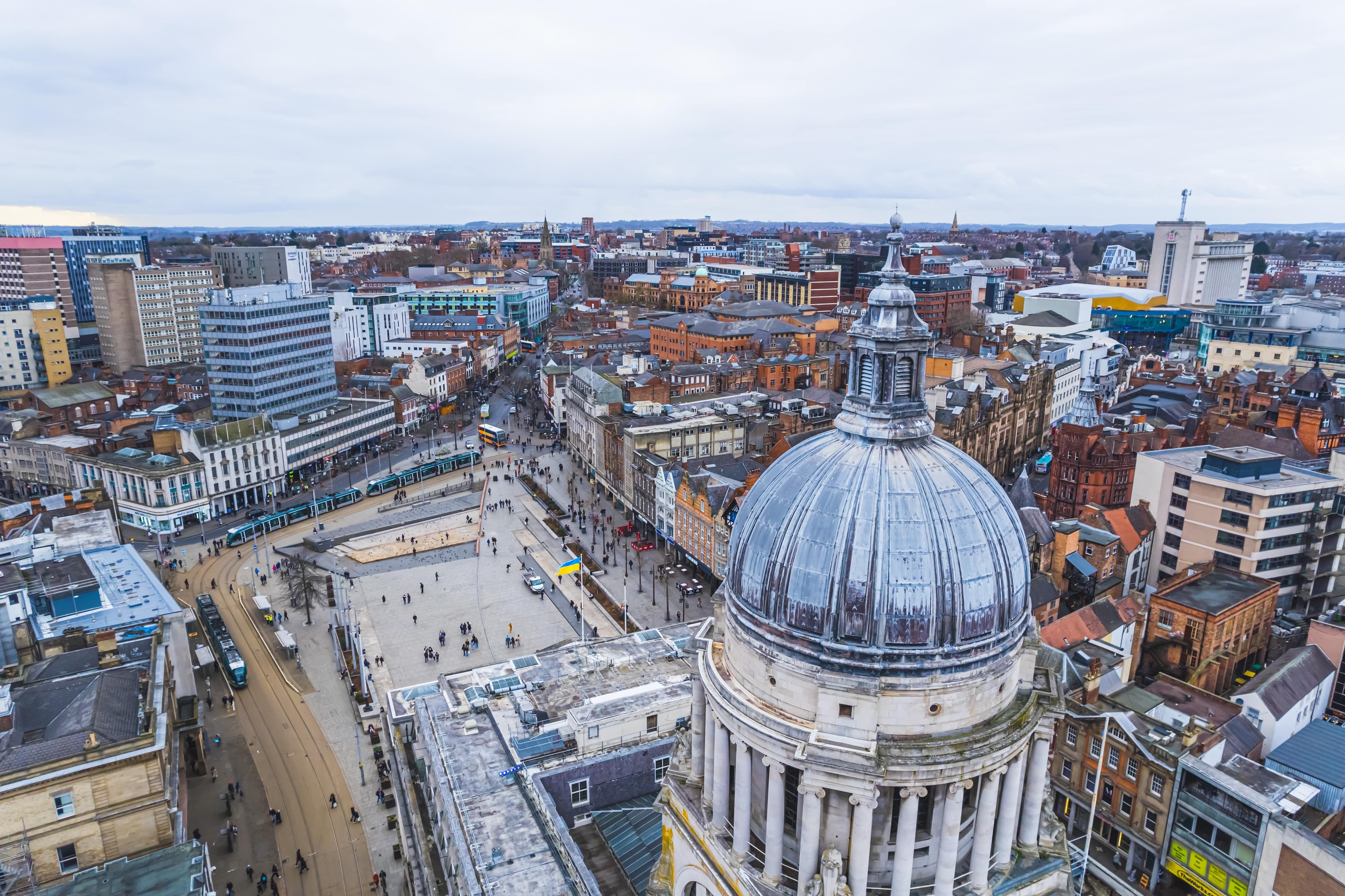 Photo of Nottingham city centre square